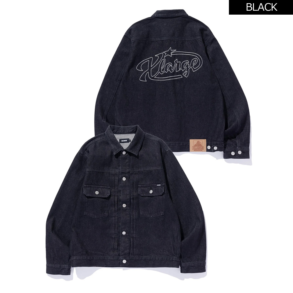 XLARGE（エクストラ ラージ） 全2色 デニムジャケット STAR LOGO DENIM