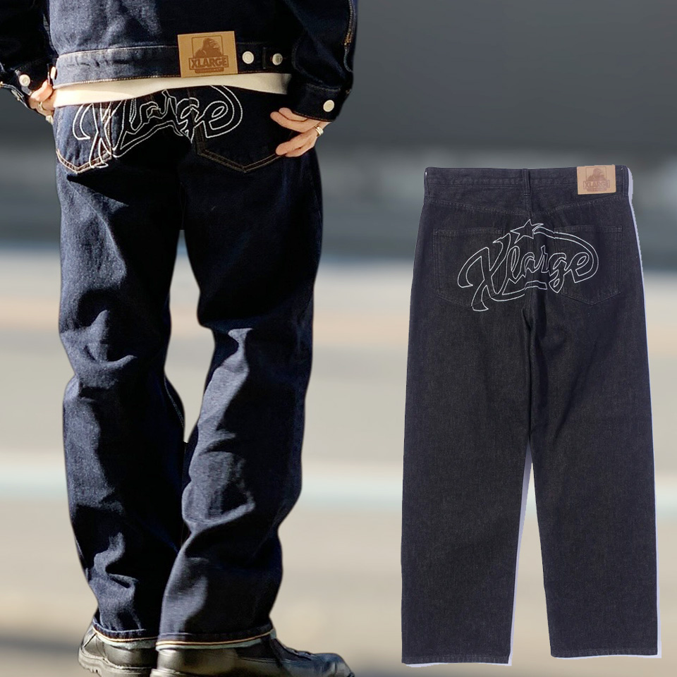 XLARGE（エクストラ ラージ） SALE セール 全2色 デニムパンツ STAR