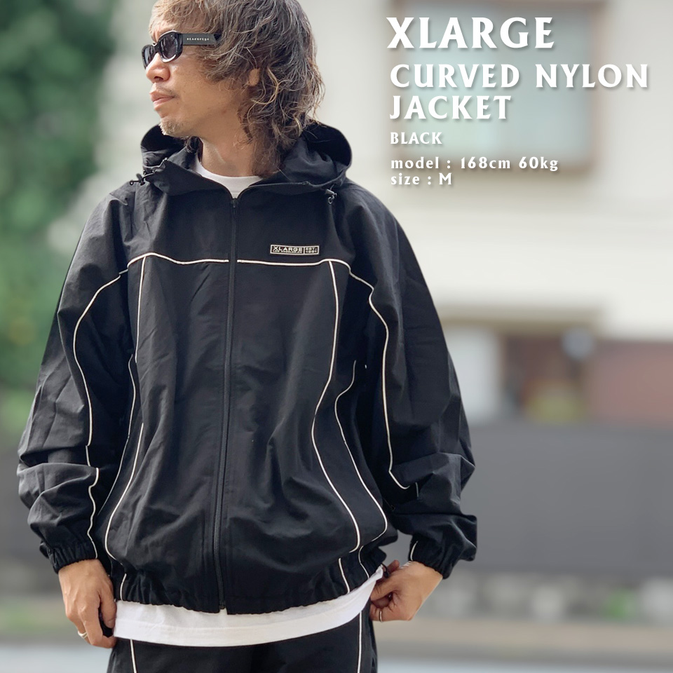 XLARGE（エクストラ ラージ） ナイロンジャケット CURVED NYLON JACKET