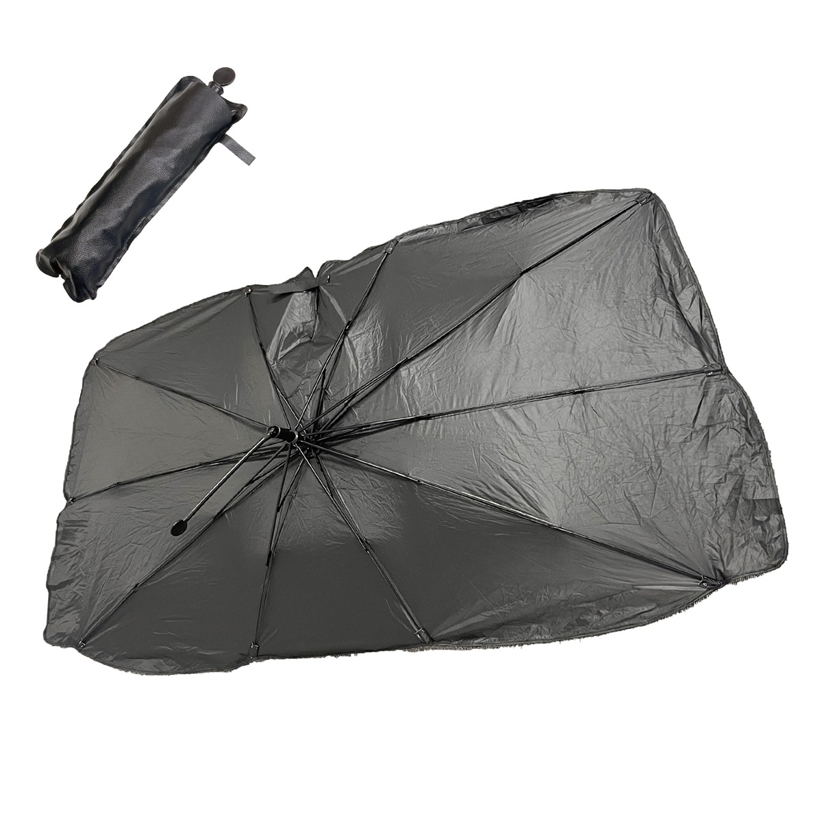 サンシェード 車 傘型 フロントサンシェード 折りたたみ 遮熱 UVカット 紫外線 遮光 Mサイズ Lサイズ SUV 軽自動車 普通車 ハリアー ランドクルーザー N-BOX |  | 01