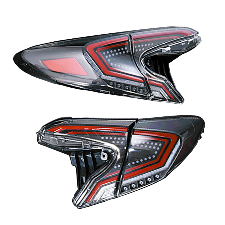 C-HR CHR 前期 LED テールランプ クリア レッド ブラックアウト 専用