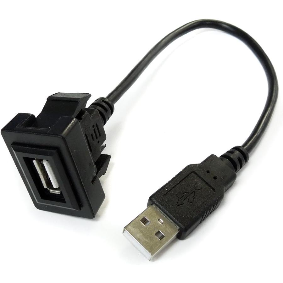 USBポート 車 増設 埋め込み トヨタ Aタイプ USBパネル スイッチホール 便利 日産 三菱 ダイハツ 1個｜mr1｜05