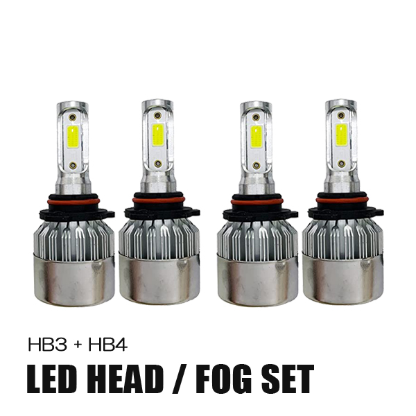 ランクル100系 LED HB3 ハイビーム HB4 フォグランプ LEDバルブ ヘッドライト｜mr1