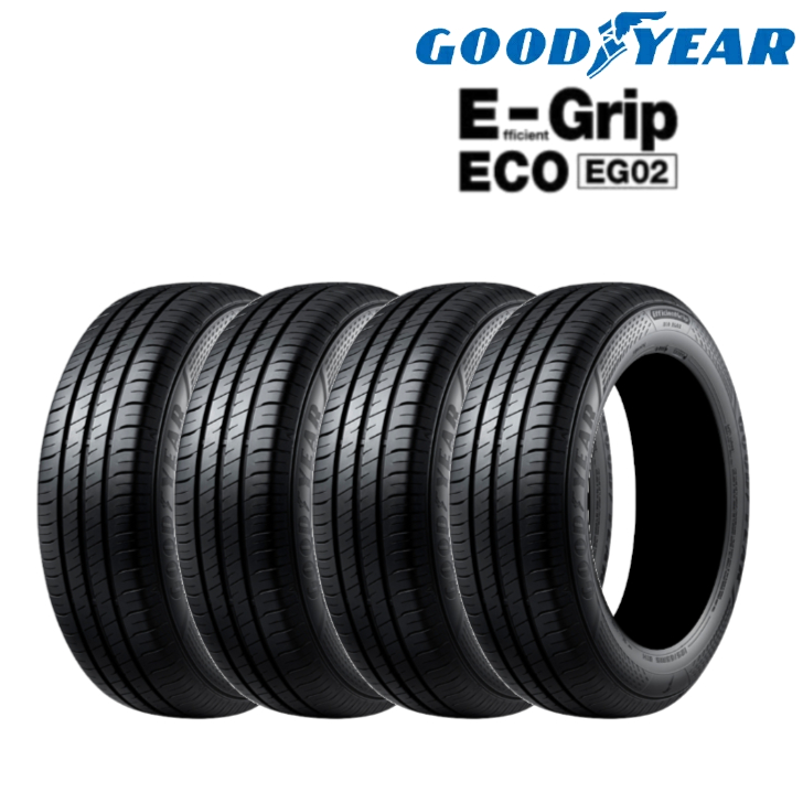 【4本set】グッドイヤー Efficient Grip ECO EG02 195/60R15 88H◆送料無料 サマータイヤ エフィシエントグリップ エコ EfficientGrip 乗用車用 低燃費タイヤ : gy eg02 1956015 4 : まるべぇ