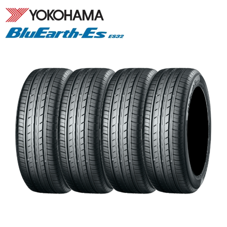 【4本set】ヨコハマ BluEarth ES32 165/55R15 75V◆送料無料 サマータイヤ ブルーアース 軽自動車用 低燃費タイヤ 4本セット