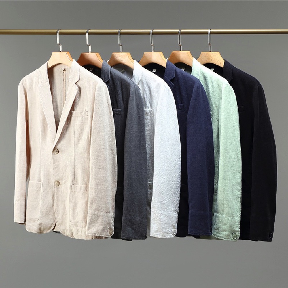 ドゥーズィエムクラス テーラードジャケット リネン 100% スーツ 日本製　麻 Linen Essential ジャケット（テーラードジャケット）｜Deuxieme