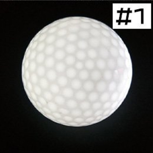 ゴルフボール 光るゴルフボール 発光ゴルフボール 3個 5個セット LED内蔵 ルナボール LEDボールライト LED発光 ８分 ナイターゴルフ｜mrc-shopping｜02