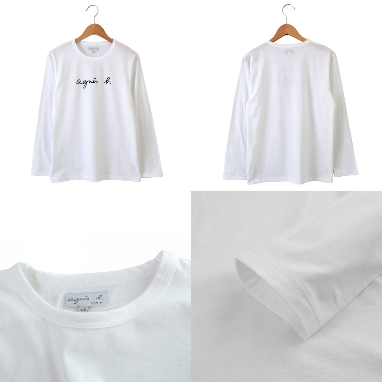 アニエスベー agnes b Tシャツ ロングTシャツ 新品 正規品 0330S137E16