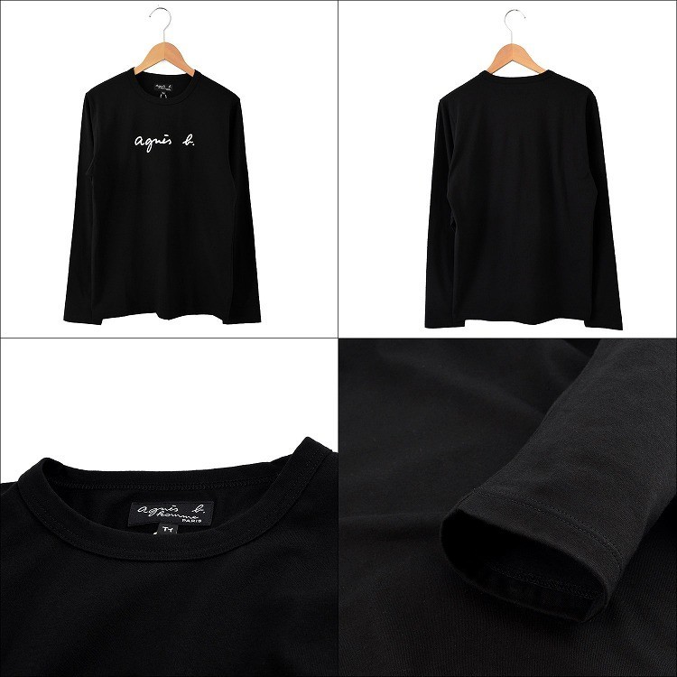 【美品】アニエスベー-agnes b.-スパンコールVネックカットソー アニエスベー-agnes b. -タッグネックカットソー | MoDeNeW