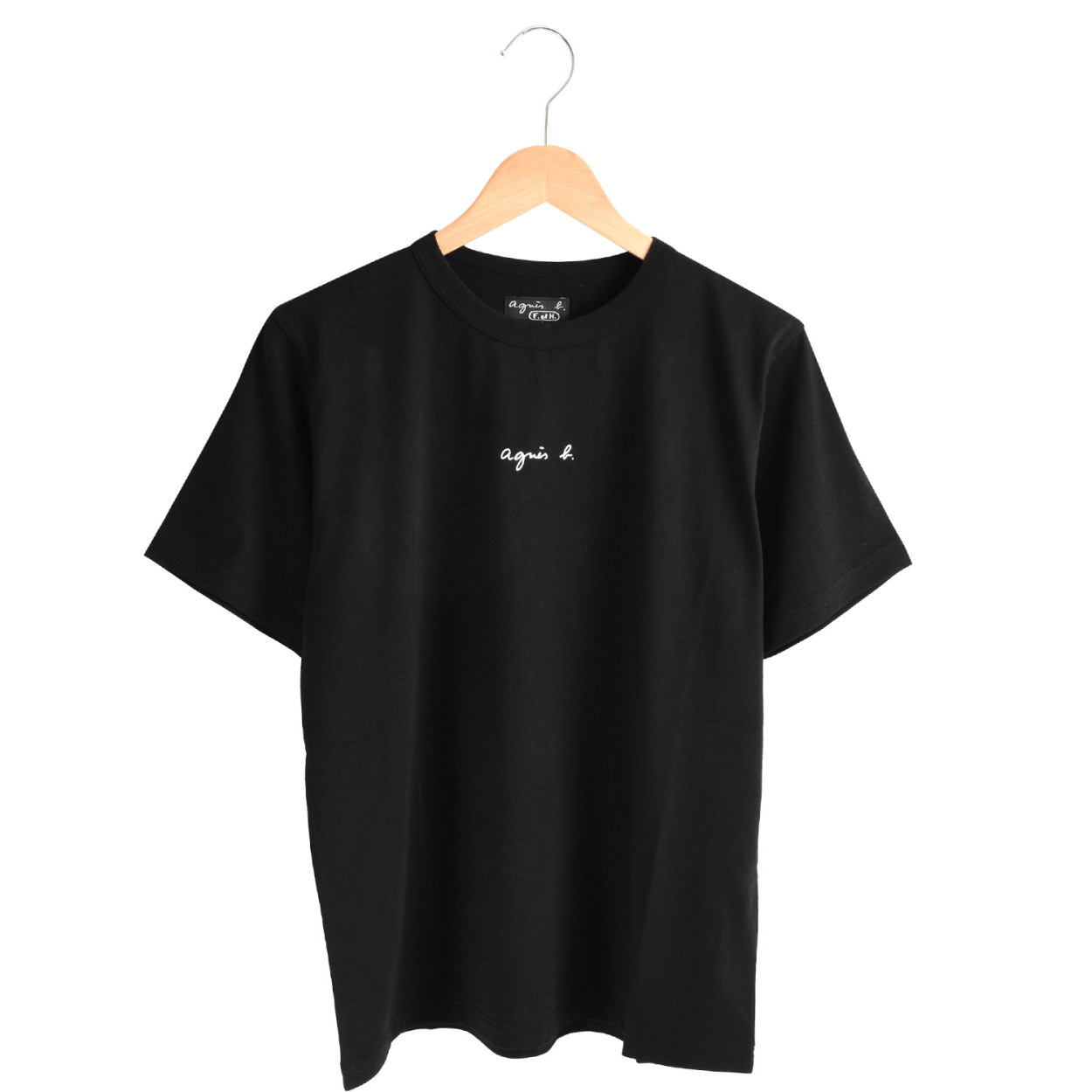 アニエスベー agnes b. Tシャツ 半袖 ロゴ プリント シンプル コットン