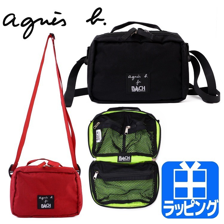 アニエスベー 本物 Agnes B バッハ バッグ メンズ ショルダー レディース サコッシュ コラボ