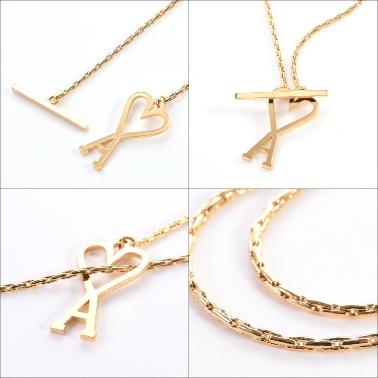 AMI Alexandre Mattiussi アミ ami paris ネックレス ハートロゴ