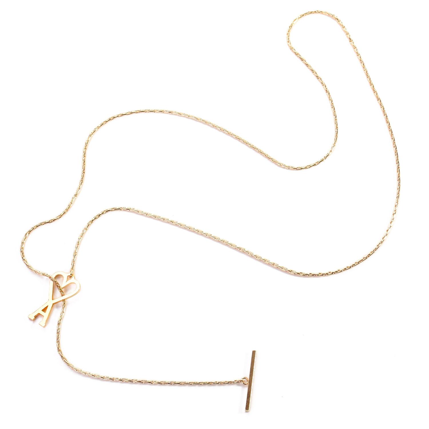 【AMI PARIS】 Logo Pendant Necklace（送料込み） AMI Paris Logo Pendant Necklace | Harrods UK