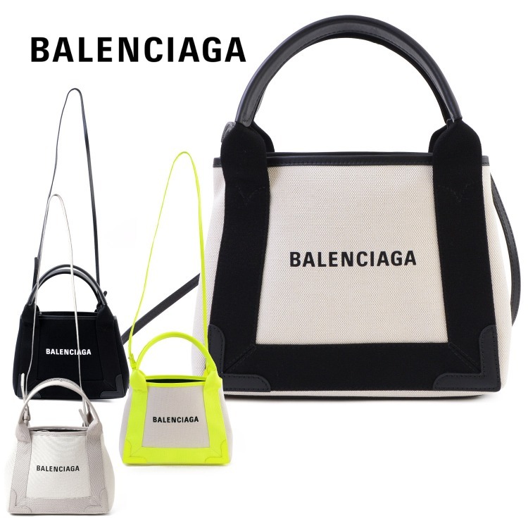 バレンシアガ BALENCIAGA トートバッグ 2way ネイビー カバン かばん 鞄 ショルダー 斜めがけ バッグ ミニ XS 専用保存袋付き