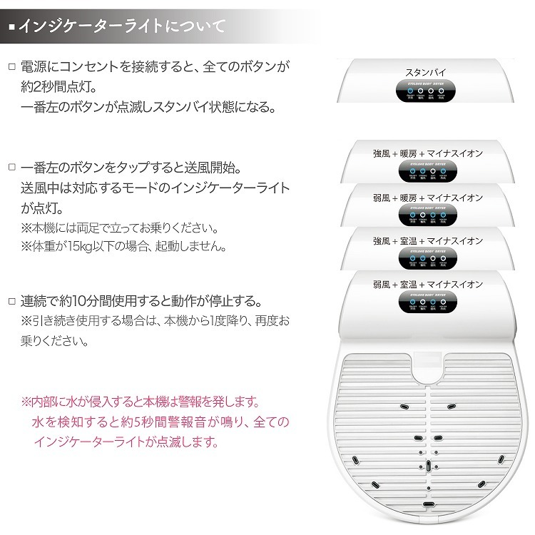 【短時間で体を乾かす】ボディードライヤー マイナスイオン リラックス効果 日本語説明書付き ヒーター 体 乾燥機 温風 生活家電 便利 冬 バス用品  送料無料