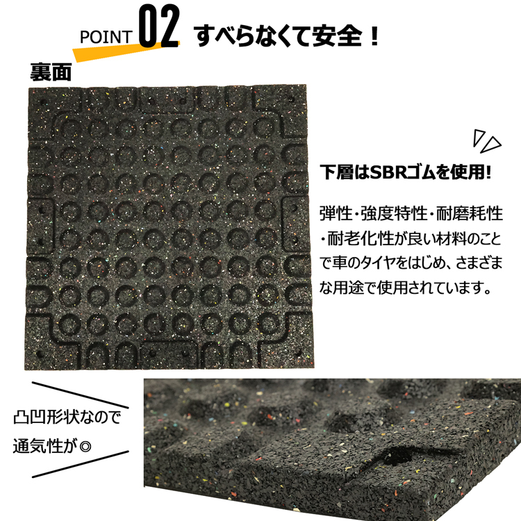 RAJA トレーニングマット ジムマット フロアマット 2枚セット