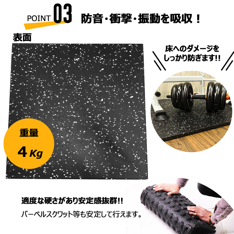 トレーニングマット ジムマット フロアマット 4枚セット BODY RAJA 50×50×2cm 連結パーツ付き 筋トレ ダイエット エクササイズ  スポーツ フィットネス :brgymmat001-4set:ティーブランド - 通販 - Yahoo!ショッピング