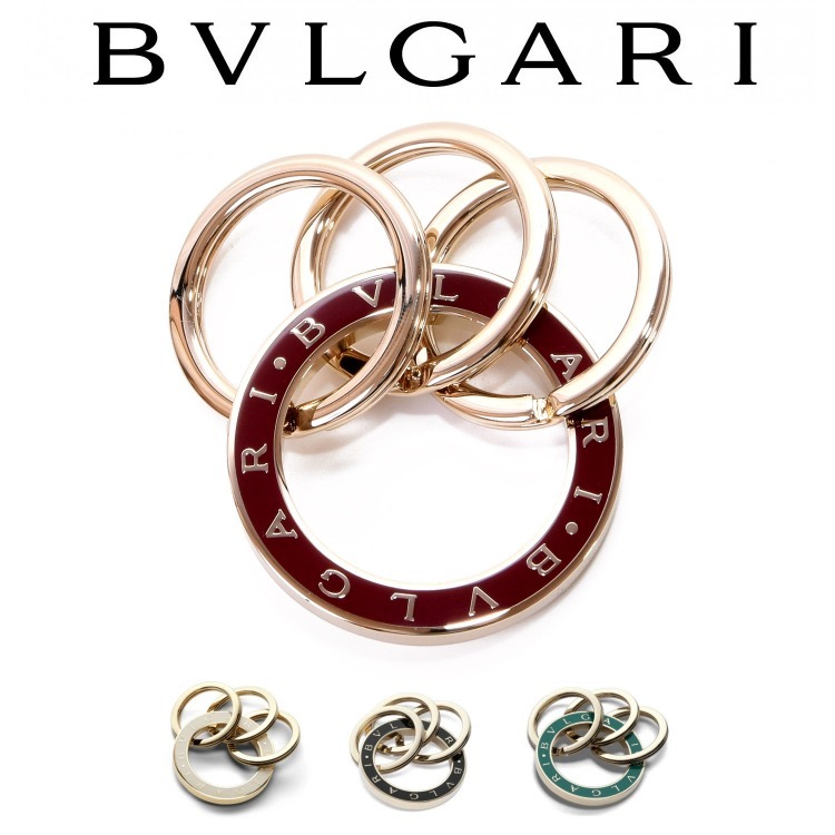 ブルガリ BVLGARI キーリング キーホルダー 3連 ブルガリ・ブルガリ ブランド メンズ プレゼント ギフト 人気 おすすめ 35277  35278 35279