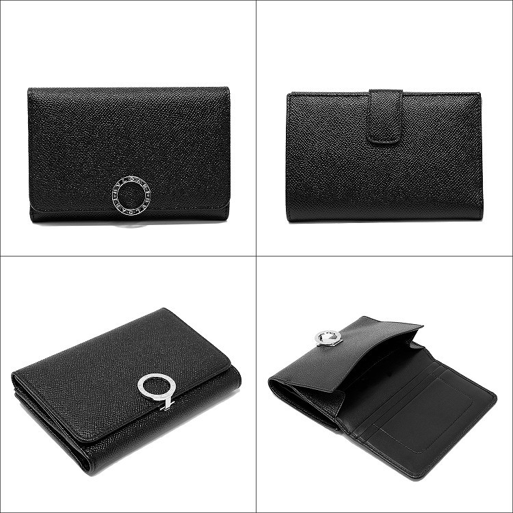 ブルガリ 人気ブランドの Bvlgari 財布 二つ折り ミニウォレット ミニ財布 メンズ 定番 人気 プレゼント 彼氏 シンプル 男友達