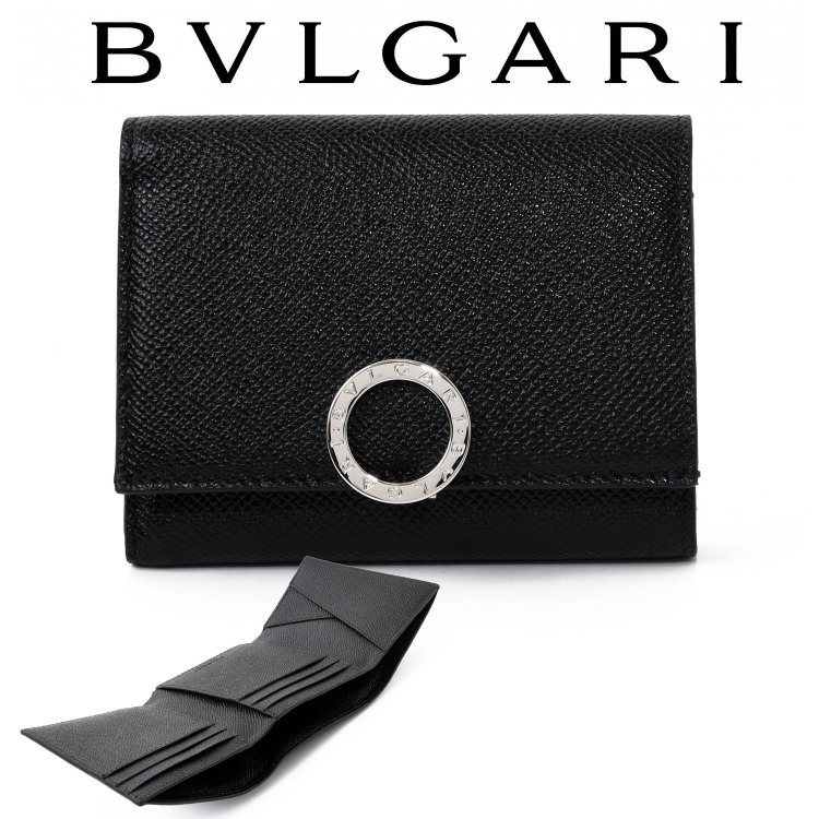 ブルガリ BVLGARI 財布 3つ折り財布 ミニ財布 ミニウォレット 小銭入れ 
