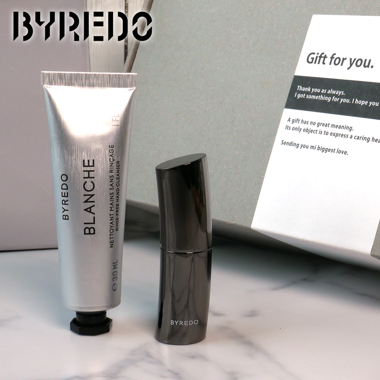 バイレード ギフト セット byredo クロモフォビア リップバーム ブランシュ リンスフリー ハンドクレンザー ハンドクリーム 30ml  プレゼント ギフト