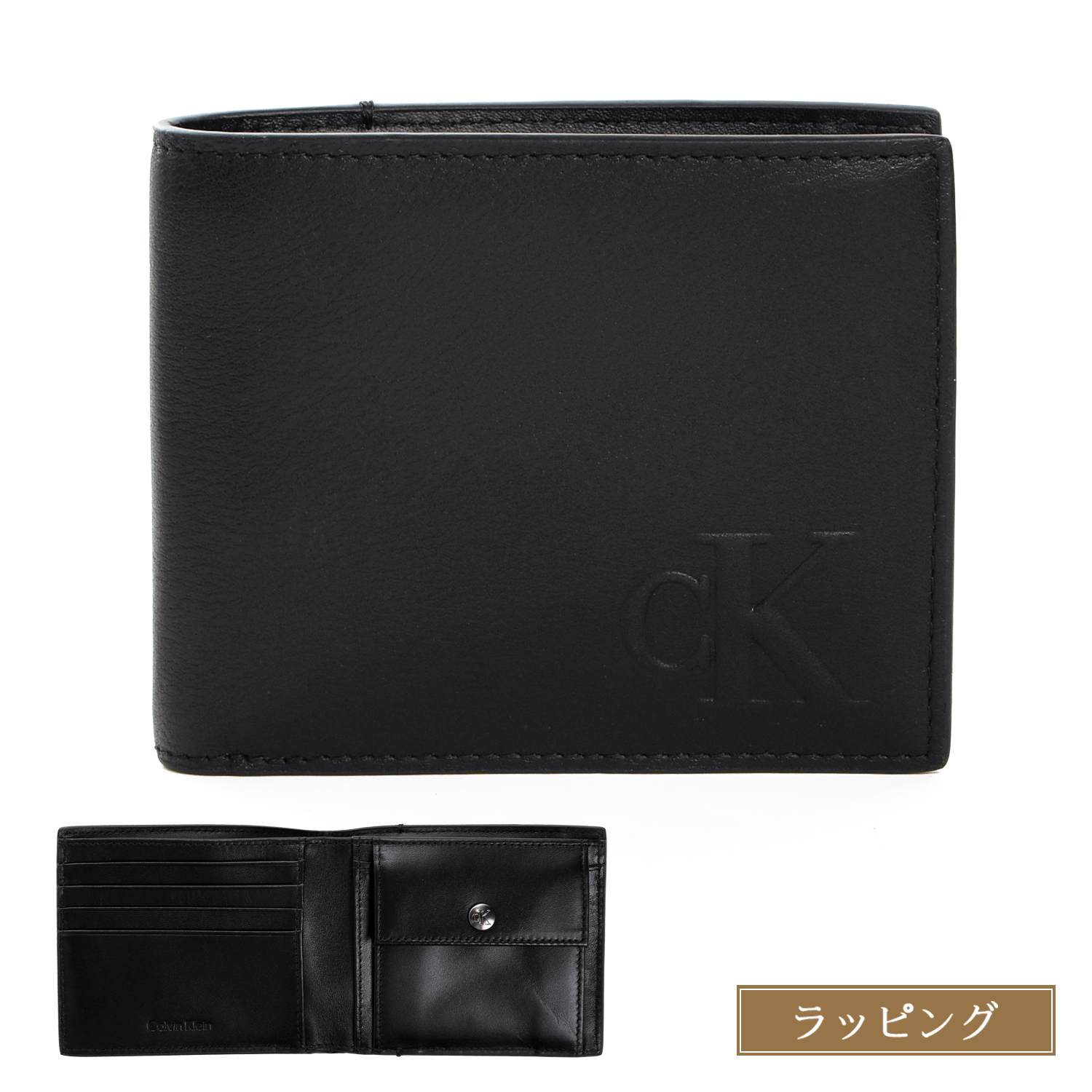 Calvin Klein（カルバン・クライン） BOLD CK EW BILLFOLD WITH COIN