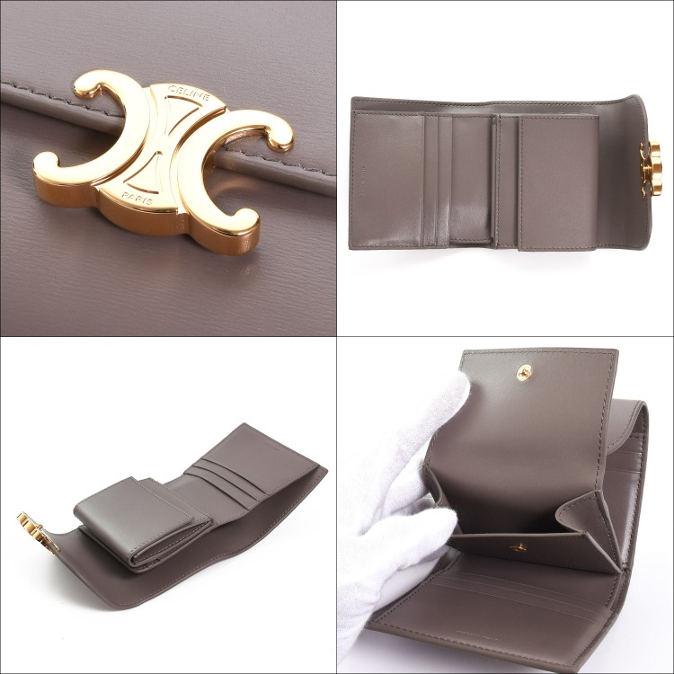 CELINE（セリーヌ） スモール フラップウォレット トリオンフ