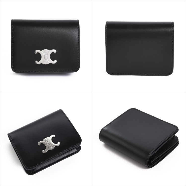 CELINE　セリーヌ　コンパクト財布 CELINE セリーヌ コンパクトウォレット トリオンフ / シャイニー