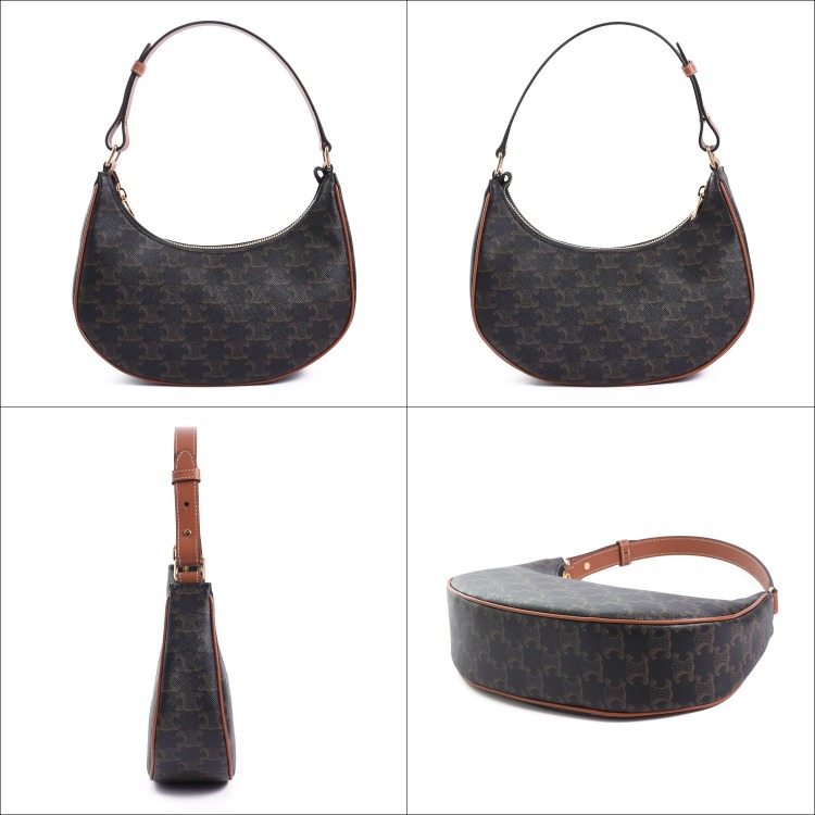 CELINEバッグ SMALL 16 BAG IN SATINATED CALFSKIN - BLACK | CELINE