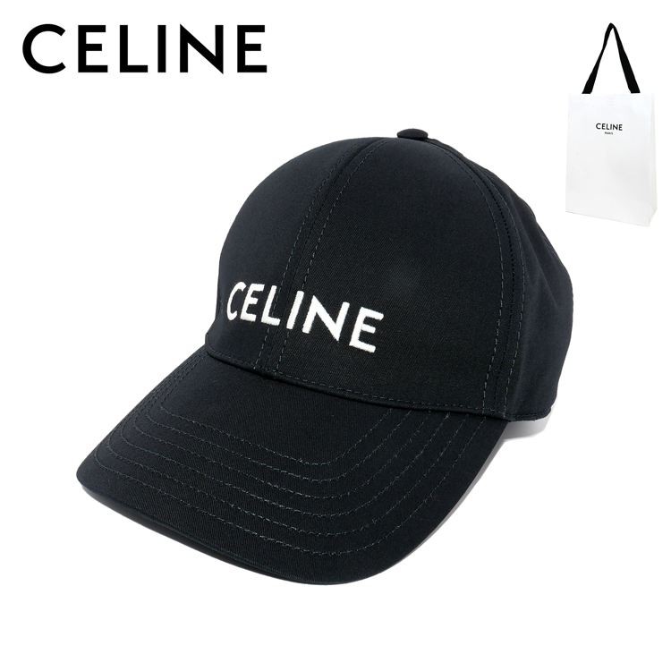 CELINE ロゴ コットン ベースボールキャップ ネイビー 2AUA1969P CELINE [新品] セリーヌ キャップ ベースボールキャップ