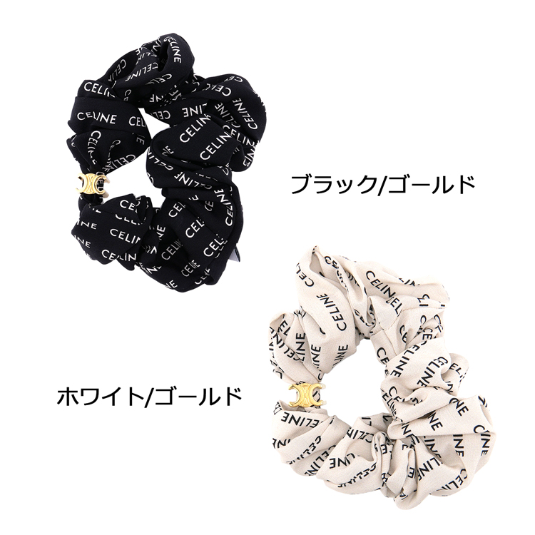 CELINE（セリーヌ） レイユール シュシュ / シルク＆ゴールド