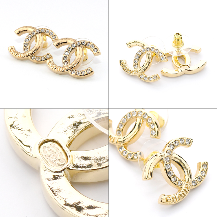珍しいレッドの\tCHANEL\tCCマークピアス CHANEL - [USED/中古]CHANEL シャネル ピアス ココマーク ライン