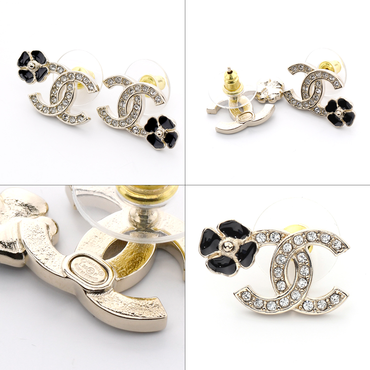 楽天市場】シャネル CHANEL ピアス CCマーク メタル ダブルC