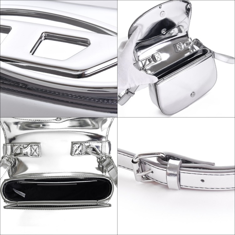 ディーゼル DIESEL ショルダーバッグ カウレザー メンズ レディース 斜