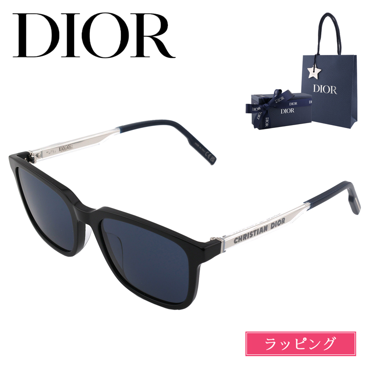 [正規ラッピング済] Dior ディオール DiorTag サングラス CD クリスチャンディオール ブラック ブルーレンズ 紫外線 運転 おしゃれ  人気 DTAGSUR_10B0