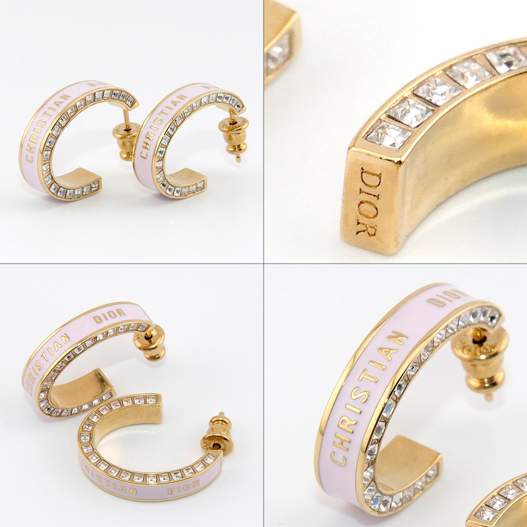 Dior☆スモール ディオール ナイトコード フープピアス Christian Dior ディオール Night Code フープピアス スモール