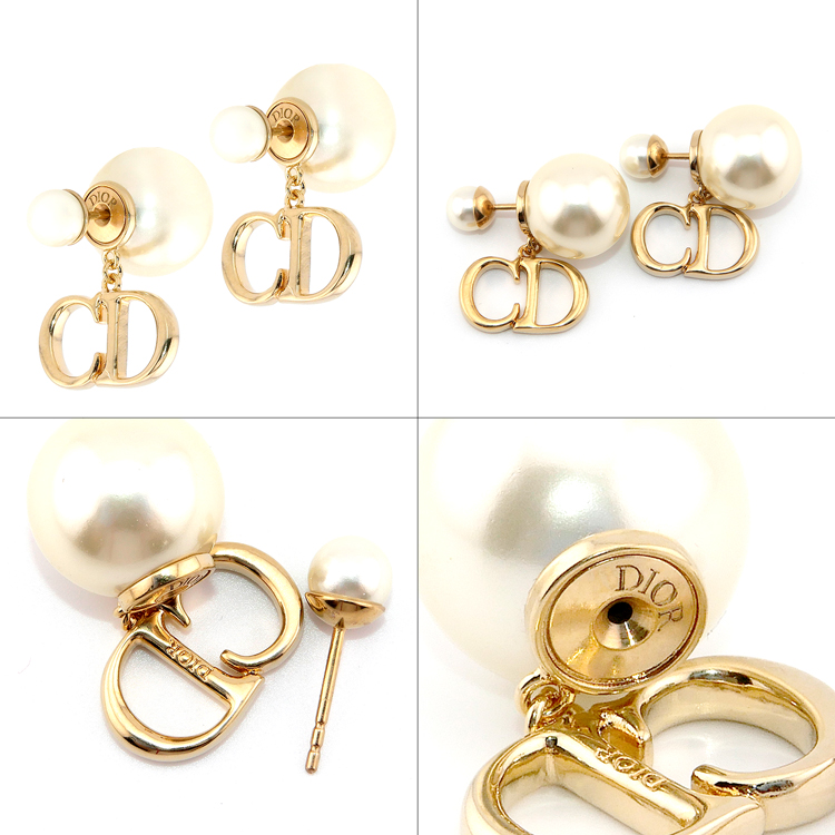 ⭐ 極美品 ✨Dior ゴールドパールピアス 楽天市場】ディオール パール ピアス（ピアス｜レディース