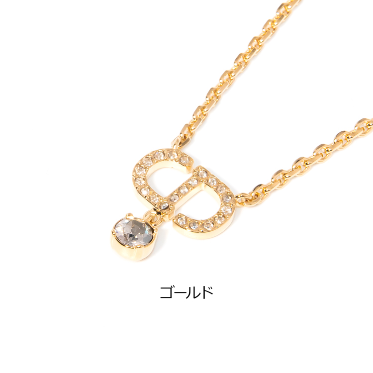 【新品•正規品】DIORゴールドチャーム＆ネックレスプレゼント ロゴチャームネックレス ゴールド ヴィンテージ|ディオール Dior