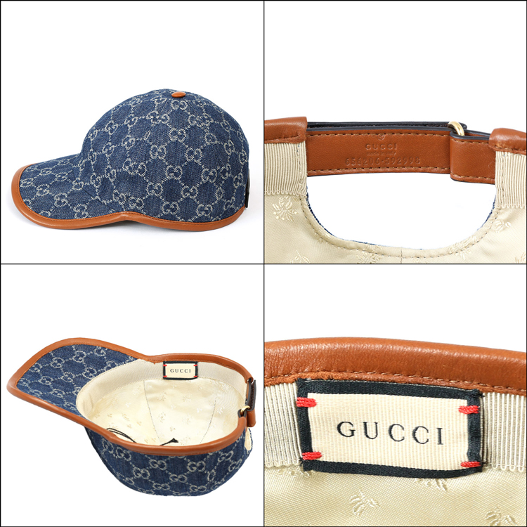 グッチ GUCCI キャップ 帽子 オリジナル GG デニム ベースボール