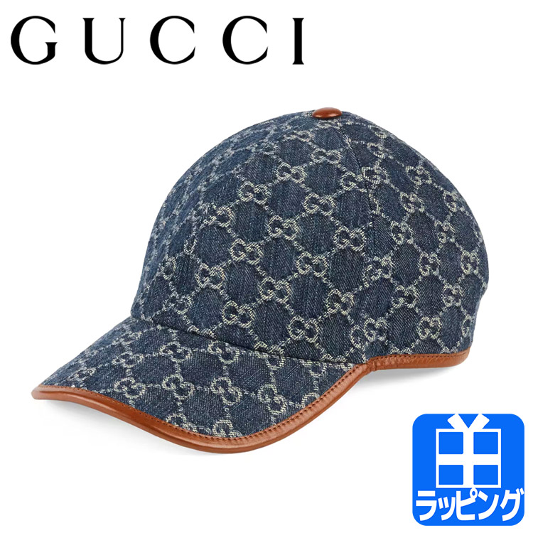 即購入可】GUCCI デニム キャップ-