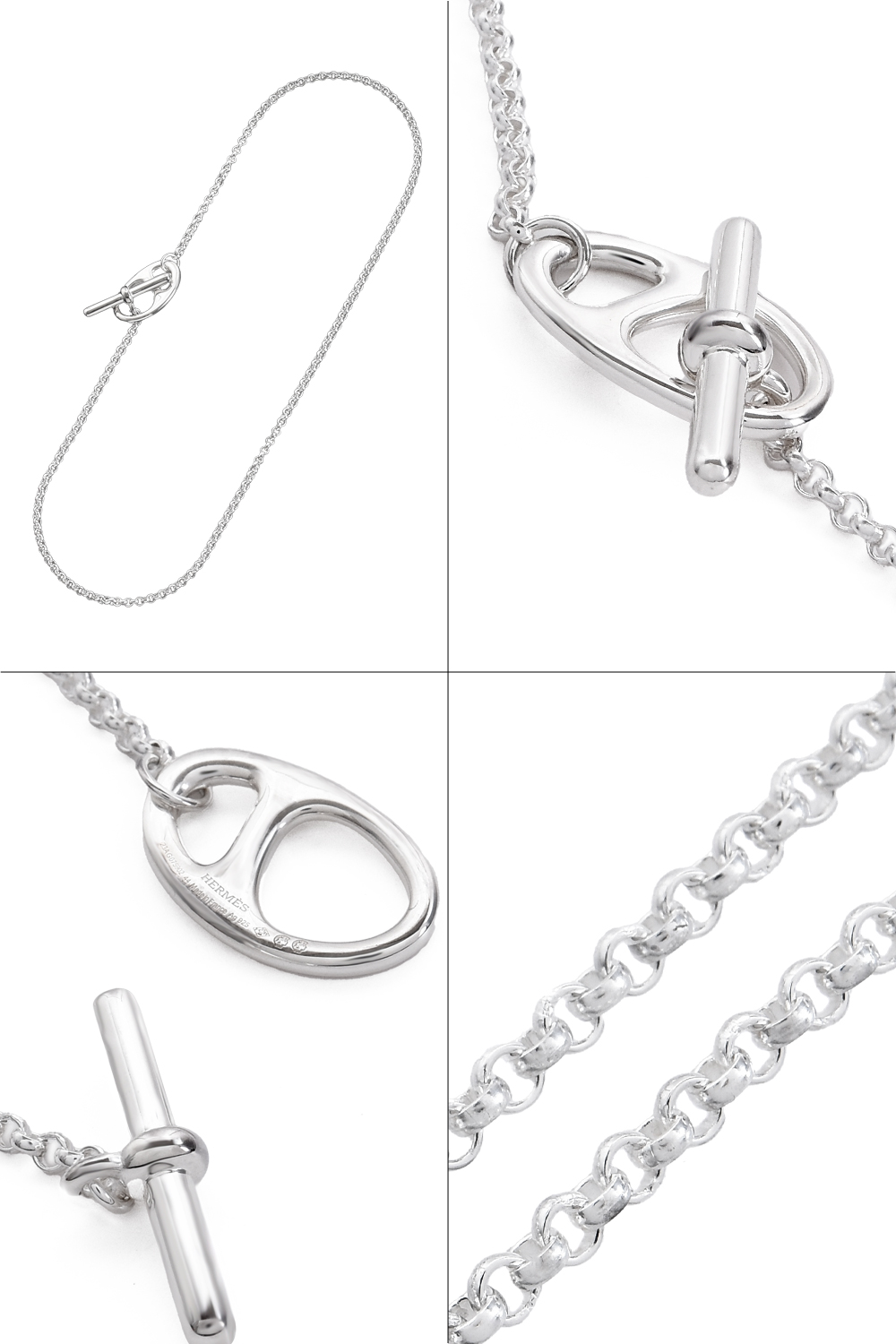 HERMES（エルメス） チェーンダンクル パンク ネックレス レディース 