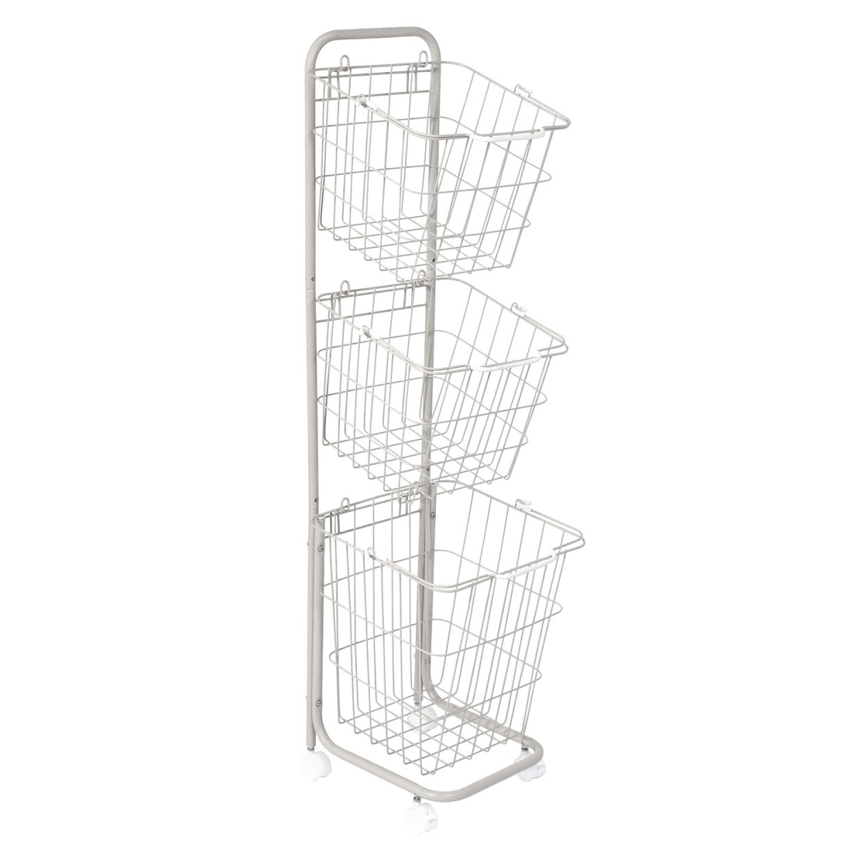 ランドリーバスケット 3段 スクエアタイプ 大容量 洗濯カゴ キャスター付き コンパクト 北欧 おしゃれ シンプル 雑貨 収納 アイデア 人気 おすすめ 送料無料 Irodoublecage Square002 ティーブランド 通販 Yahoo ショッピング