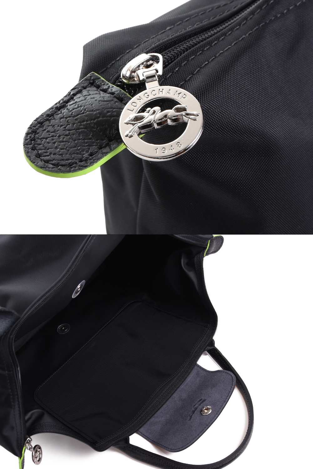 ル プリアージュ LONGCHAMP ロンシャン LE PLIAGE GREEN TOP HANDLE
