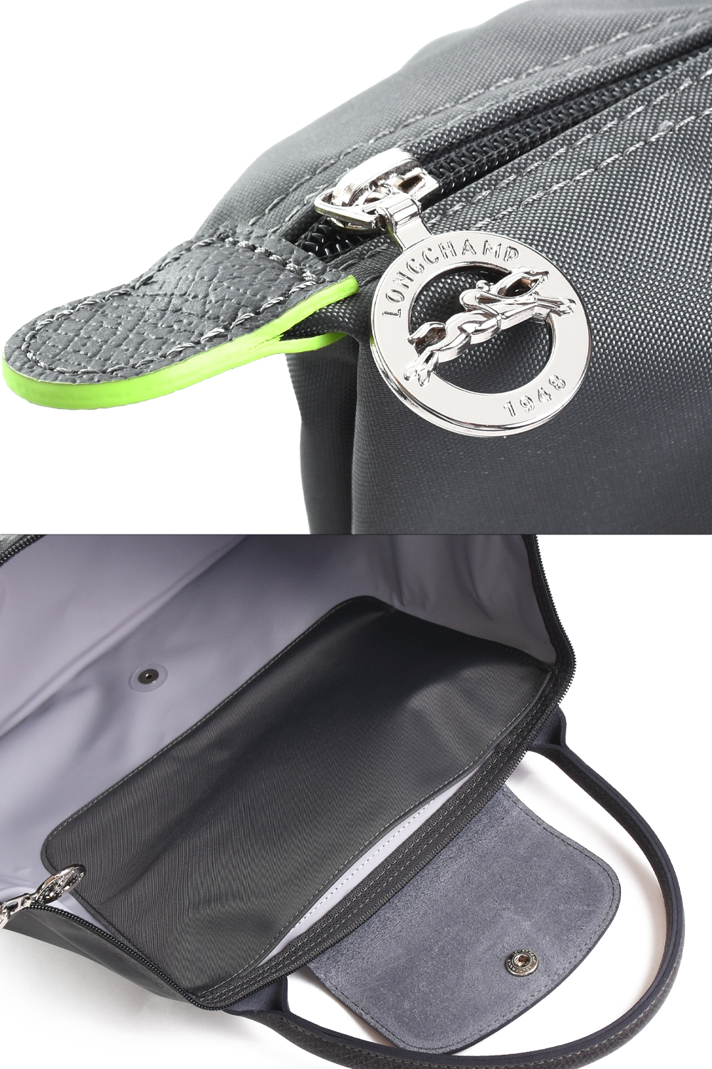 ル プリアージュ LONGCHAMP ロンシャン LE PLIAGE GREEN TOP HANDLE