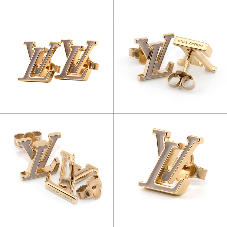 ルイ ヴィトン LOUIS VUITTON LVアイコニック ピアス LOUIS VUITTON ルイヴィトン ピアス・LV アイコニック ピンク