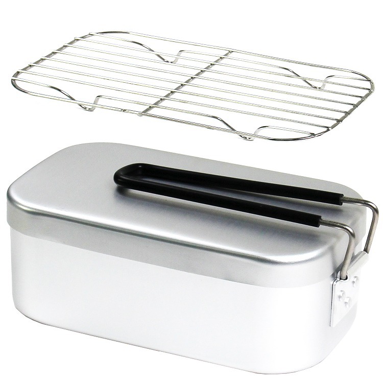 メスティン 網 セット 850ml 飯ごう バットアミ メッシュトレイ 炊飯 調理器具 燻製 蒸し料理 油切り 登山 キャンプ アウトドア グッズ 用品 Lunchbox001set ティーブランド 通販 Yahoo ショッピング