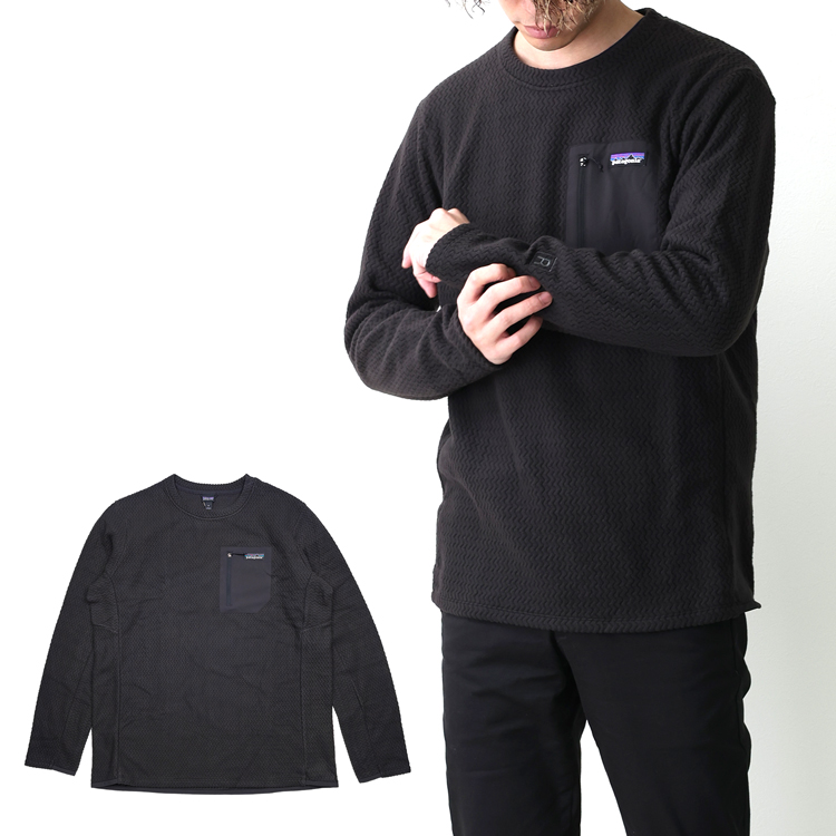 patagonia（パタゴニア） フリース 長袖 クルーネッ メンズ・R1エア
