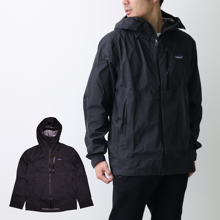 Patagonia メンズ グラナイト・クレスト・レイン・ジャケット M ブラッ patagonia（パタゴニア） メンズ・グラナイト・クレスト・レイン