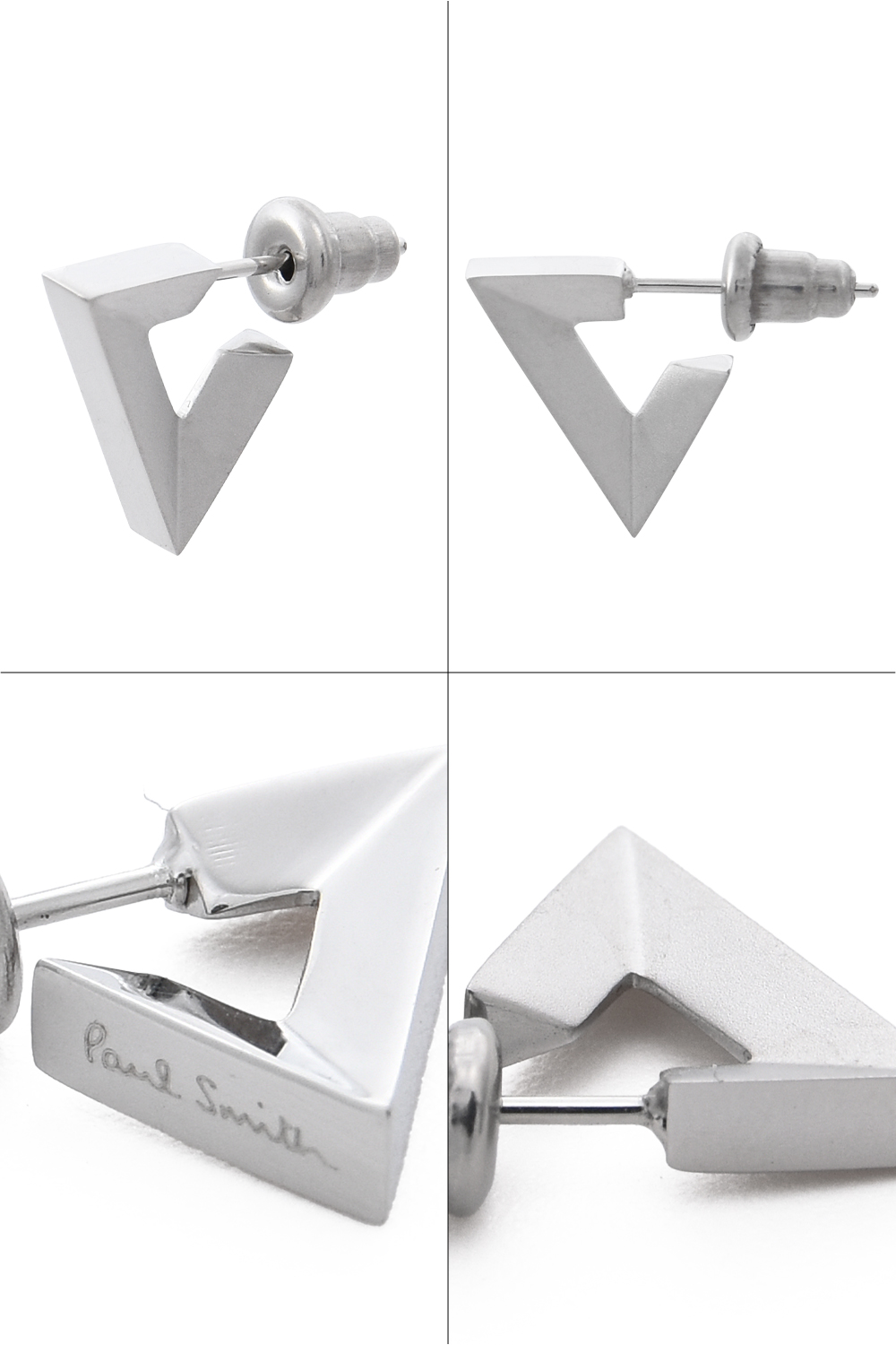 Paul Smith ポールスミス Triangle Shape シングルピアス : ティー