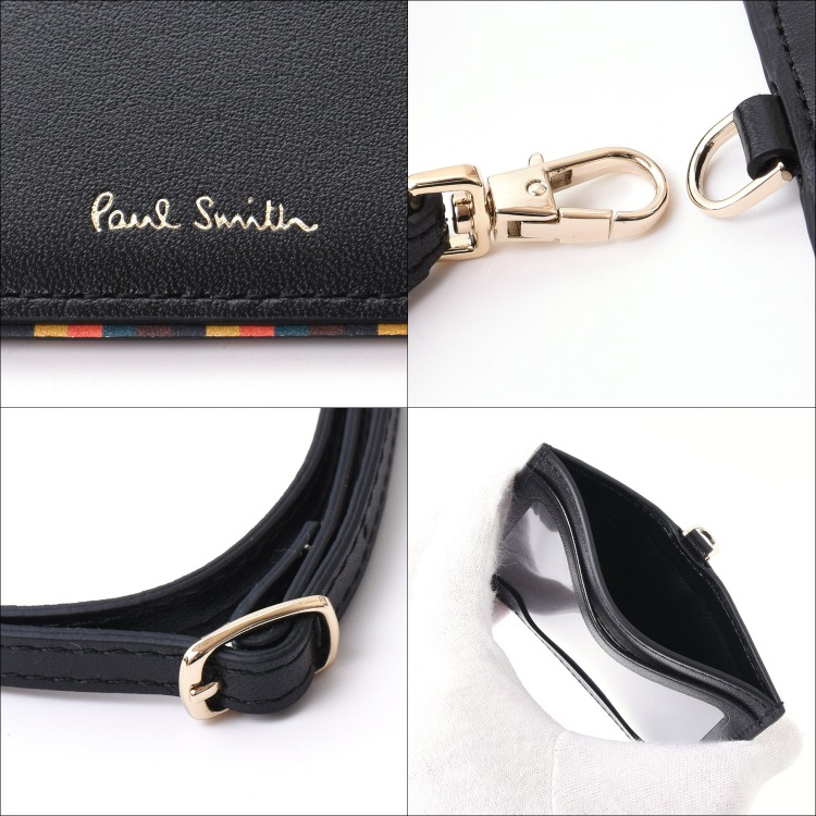 Paul Smith ポールスミス 定期入れ パスケース ブライト